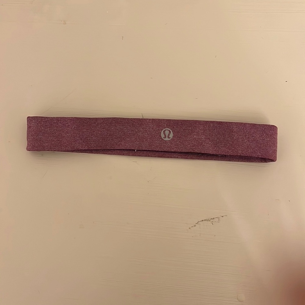 purple lululemon hairband